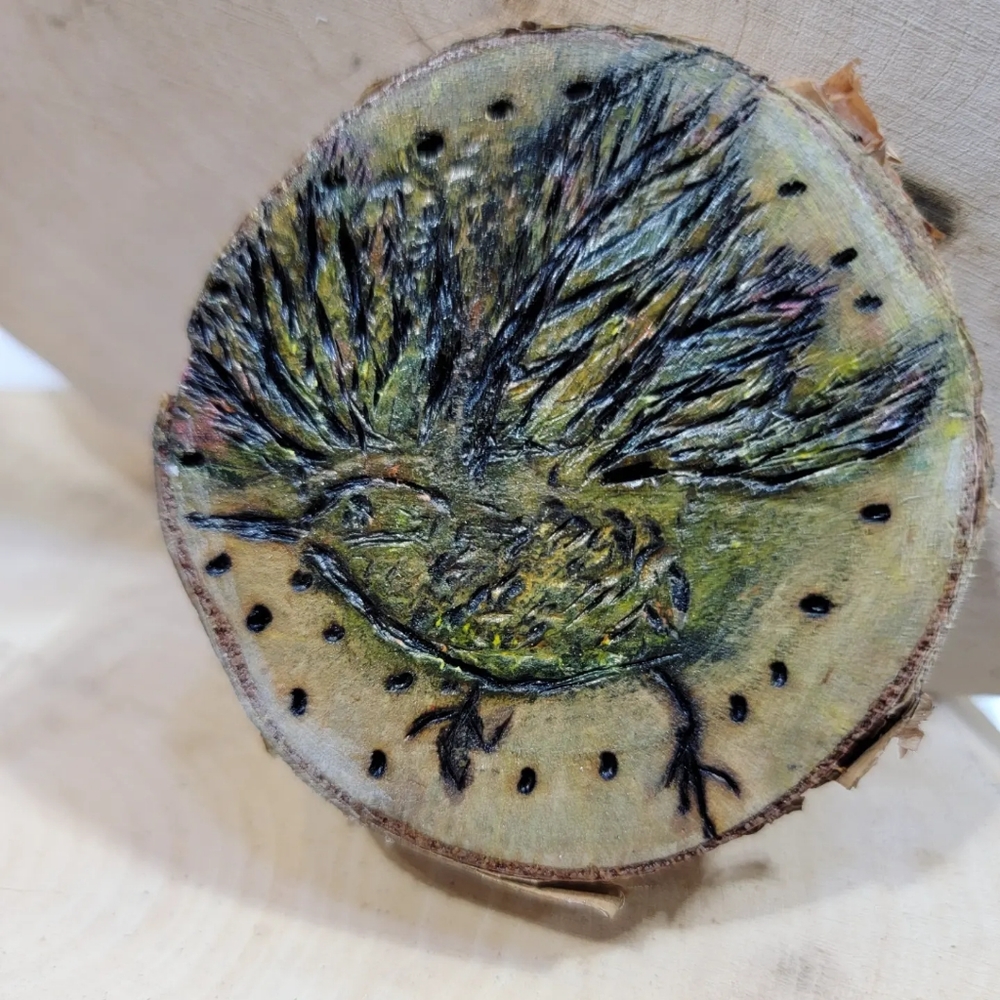 Handcrafted Colorful Bird Mangnet
